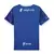 Camisa do Al-Hilal 24/25, manto 1, na cor azul com detalhes em branco e logotipo do patrocinador nas costas.