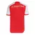 Camisa do Internacional manto 1, mostrando a parte de trás com o logo da Banrisul.