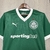 Camisa do Palmeiras 25/26, uniforme 1, na cor verde, com detalhes em branco e patrocinador estampado.