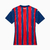 Camisa do Bahia puma torcedor Tricolor 25/26 com listras verticais vermelhas e azuis e logo do clube no peito.