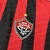 Camisa feminina do Vitória volt, Manto 1, nas cores vermelho e preto, com logotipo do clube e detalhes em branco, escudo bordados. 