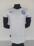 Camisa branca da puma jogador do Esporte Clube Bahia com detalhes em azul e escudo do time, temporada 25/26, Camisa nova do Bahia.