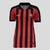 Camisa feminina do Vitória volt, Manto 1, nas cores vermelho e preto, com logotipo do clube e detalhes em branco, escudo bordados. 