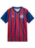 Camisa jogador do Bahia Tricolor-Manto 2 temporada 2025/2026 com listras verticais em azul e vermelho, puma, jogador, player.