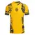 Camisa do uniforme 3 Inter de Milão 2024/2025, com design exclusivo nas cores preta e amarela, detalhes modernos e ousados. Uniforme de futebol com o logo do clube no peito e patrocinadores. Comprar camisa Inter de Milão 2024/2025, camisa de futebol, unif