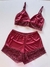 Baby Doll Andressa Feminino Adulto Microfibra e Renda Sensual - comprar online