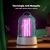 Repelente Armadilha Elétrica Mata Mosquito Pernilongo Abajur USB Led Uv - comprar online