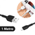 Cabo Carregador USB Lightning IOS Rápido Turbo 1 Metro