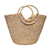 Bolsa Grande Cesta Alça Madeira Artesanal Praia Piscina - loja online