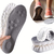 Palmilha Ortopédica Anatômica 4D Conforto Tênis Sapatos Cinza - comprar online