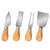 Conjunto Jogo De Utensílios Queijo Inox 4 Peças Gourmet na internet