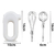 Mini Batedor Ovo Bolo Chantilly Mixer 2 em 1 USB Portátil