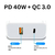 Adaptador Carregador Tomada Turbo 40W Usb Tipo C Entrada Usb A - loja online