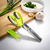 Tesoura 5 Laminas Corta Tempero Ervas Inox Cozinha - comprar online