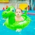 Boia Infantil Inflável Dinossauro Praia Piscina Criança Verão
