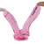 Dildo Duplo Realístico Transparente Silicone Com Ventosa 17cm na internet