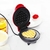 Mini Máquina De Assar Forma Elétrica Retro Waffle Coração 110V - comprar online