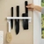 Suporte De Cozinha Porta Talheres Facas Faqueiro 6 Ganchos