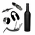 Kit Vinho 6 Peças Abridor Saca Rolha Anel Tampa Dosador - comprar online