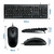Kit Conjunto Teclado E Mouse Com Fio USB Wired - comprar online