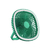 Imagem do Mini Ventilador De Mesa Luz Ring Light Usb Portátil Potente Silencioso