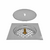 Ralo de Banheiro Inox Click Inteligente 15x15cm - loja online