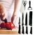 Jogo De Facas 6 Peças Aço Inoxidável Conjunto Com Tesoura Multifuncional Cozinha