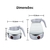 Chaleira Elétrica Dobrável Jarra Bule Silicone 600W 110v 600ml Portátil - Brasil Boa Compra