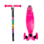 Patinete Regulável Infantil 4 Rodinhas Com Led Para Crianças Brinquedo Esporte Até 60Kg - comprar online