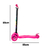 Patinete Regulável Infantil 4 Rodinhas Com Led Para Crianças Brinquedo Esporte Até 60Kg na internet