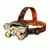 Lanterna De Cabeça LED Longo Alcance Recarregável USB Camping