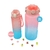 Kit 2 Garrafas Galão de Água 2L e 900ml Degrade Figurinhas Adesivos 3D - loja online