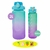 Kit 2 Garrafas Galão de Água 2L e 900ml Degrade Figurinhas Adesivos 3D na internet