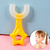 Escova De Dentes Infantil De Silicone Formato Em U 360º Grau