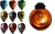 Trompo Pirata Skull (10 Piezas)