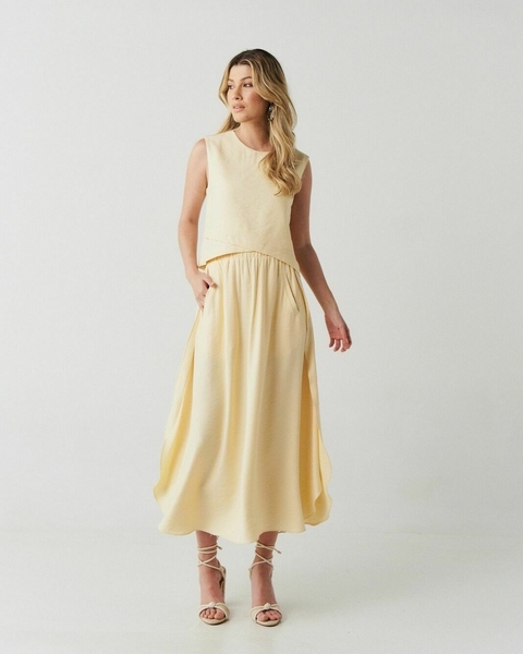 Saia Alf Viscose Elastico Cos