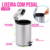 Lixeira Inox 5L com Escova 990011 - Universo da Oferta