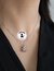 Osito collar plateado