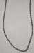 Trenza plateada 55cm