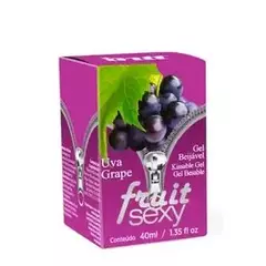 Fruit Sexy Uva Gel Beijável Com Efeito Térmico