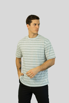 REMERA OVER RAYADA - comprar online