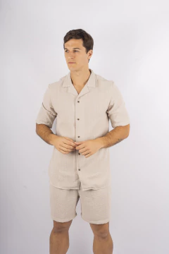 CAMISA LABRADA M/CORTA