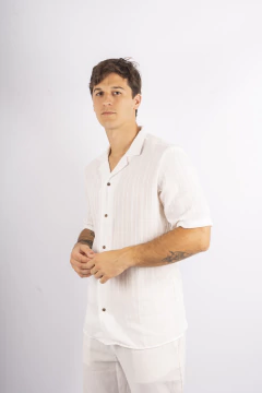 BERMUDA LINO LABRADO - tienda online