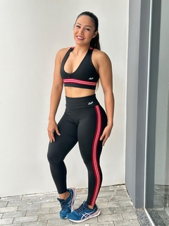 REF.: 1853 CONJUNTO LEGGING COM DETALHE EM ELASTICO - Fofinha Moda Fitness