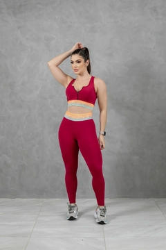 REF.: 1647 CONJUNTO LEGGING TOP COM ZIPER