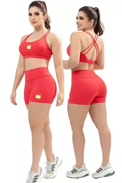 REF.: 1830 CONJUNTO SHORT X - Fofinha Moda Fitness
