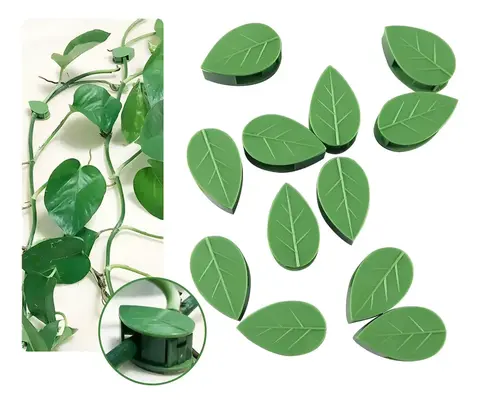 Clip Tutor Hojas Para Colgar Enredadera Plantas Cables X10