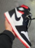 Nike Air Jordan 1 mid - preto e vermelho - comprar online