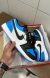 Jordan 1 Low 'Preto Azul Branco' - comprar online