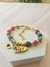 Imagen de Pulsera Borreguitos de la Abundancia cuarzo multicolor